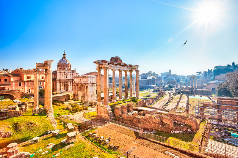 Rome - Uitzicht Forum Romanum