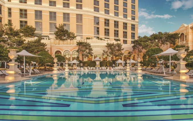 Zwembad van hotel Bellagio Las Vegas