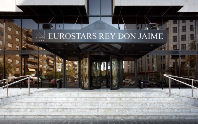 Entree van Hotel Eurostars Rey Don Jaime in Valencia
