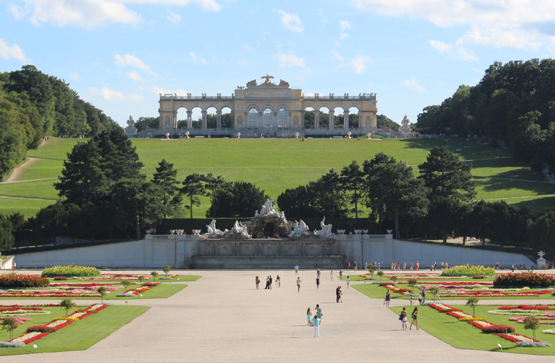 Wenen - Tuin Schonbrunn