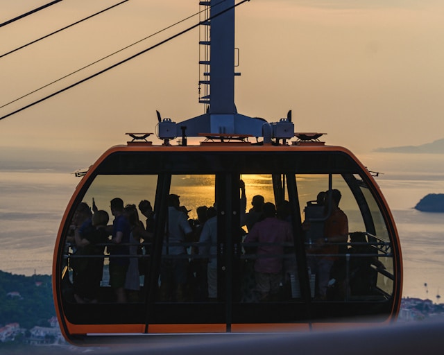 Kabelbaan naar Mount Srđ