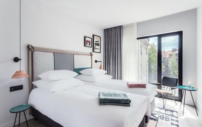Tweepersoonskamer van Hotel PURO Kraków Kazimierz in Krakau