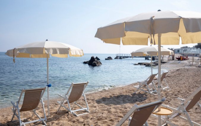Privestrand van Hotel Riva Del Sole in Puglia