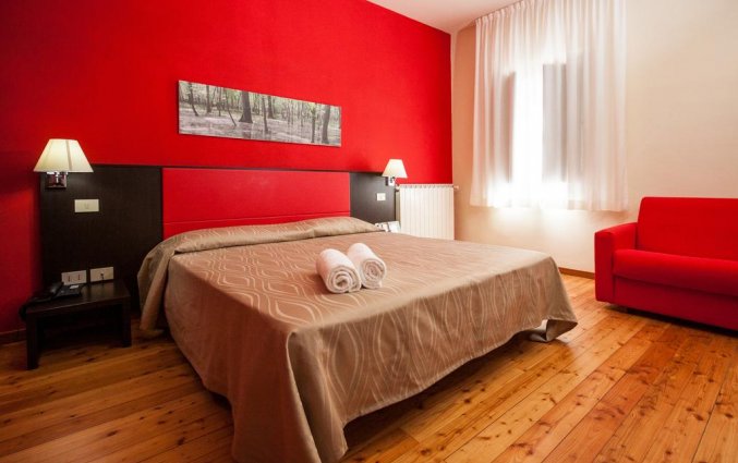 Tweepersoonskamer van Hotel Casale La Sterpaia