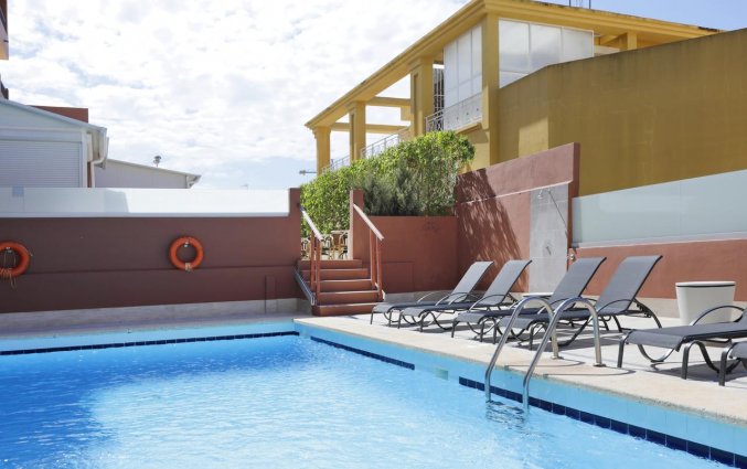 Zonneterras van Hotel Santa Ponsa Pins op Mallorca