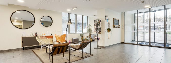 Lounge van Appartementen All Suites Bordeaux Marne in Bordeaux