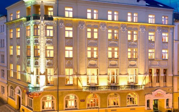 Gebouw van hotel Theatrino Praag