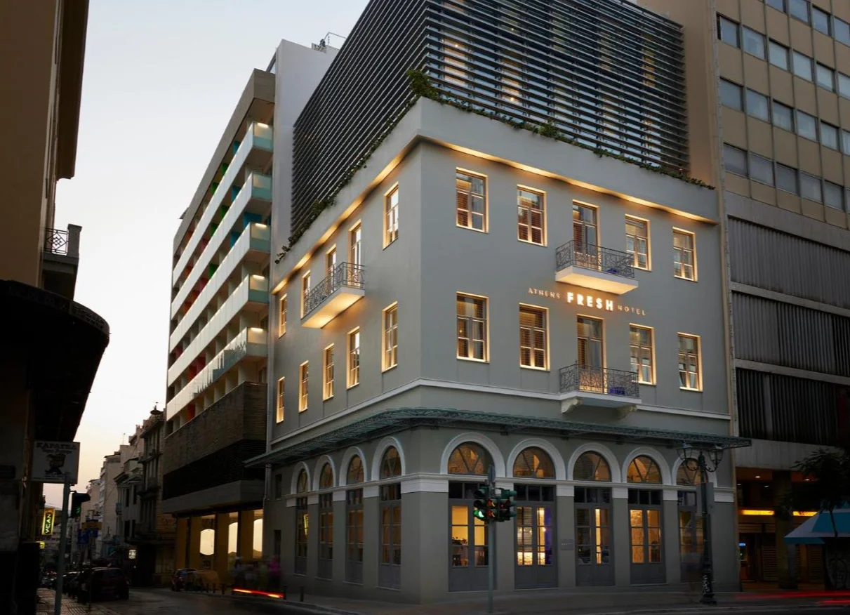 Voorkant  hotel Fresh 