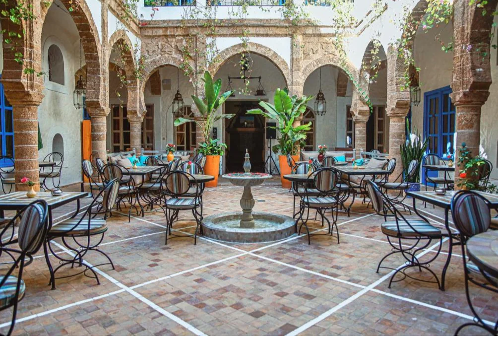 Patio van Riad Al Madina  Essaouira