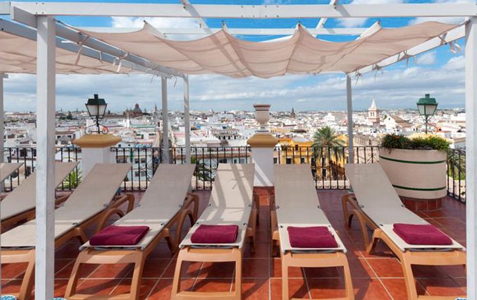 Lounge van hotel Sevilla Macarena in Sevilla