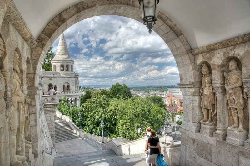 Budapest - Burcht uitzicht