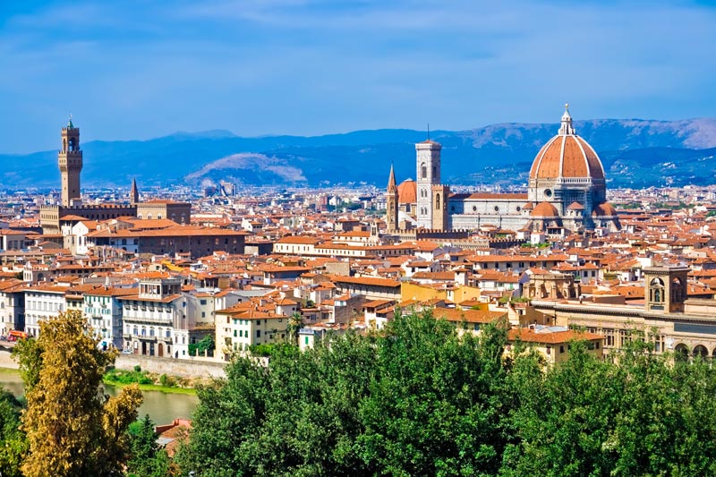 Florence - Uitzicht op stad