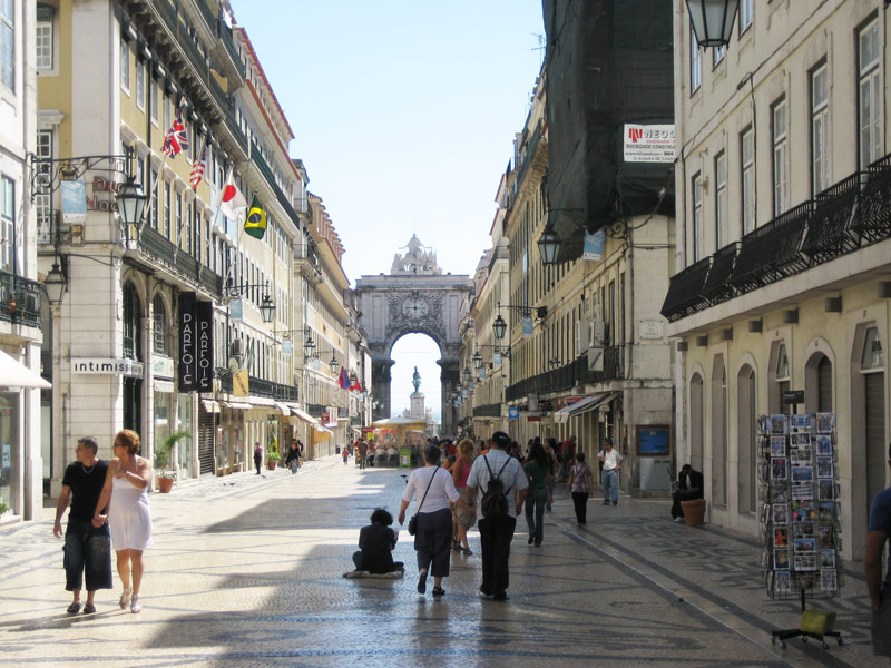 Lissabon - Winkelstraat