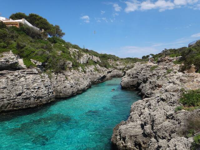 Zoek het rustige Menorca