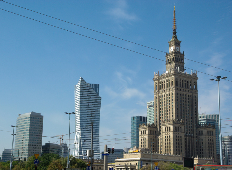 Warschau - Het paleis van cultuur en wetenschap