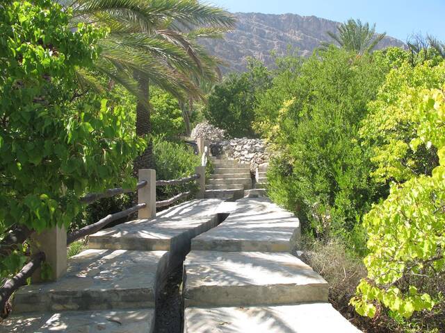 Uitzicht over Wadi Mistal
