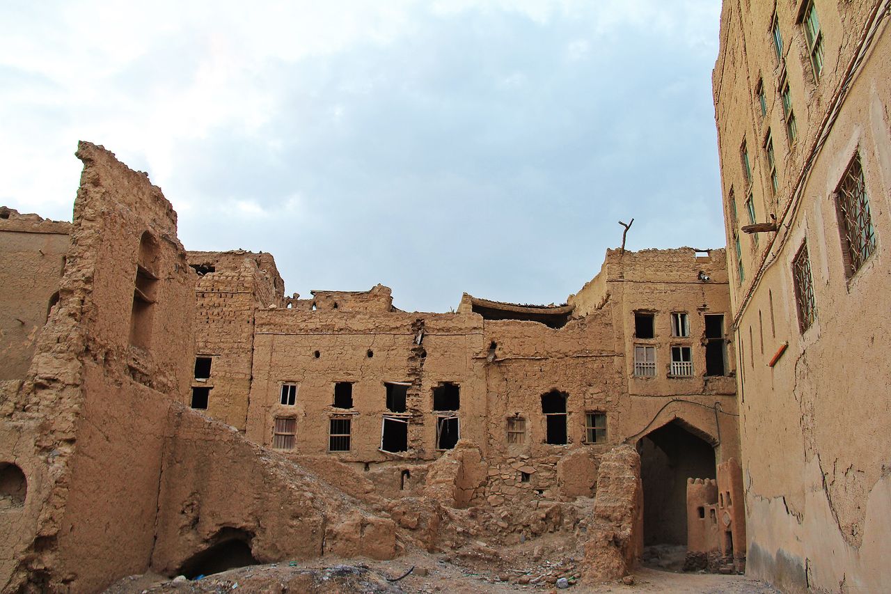 Traditionele huizen in Al Hamra