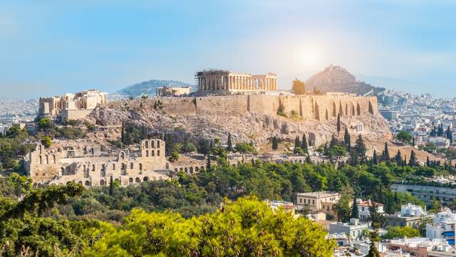 De Akropolis van Athene