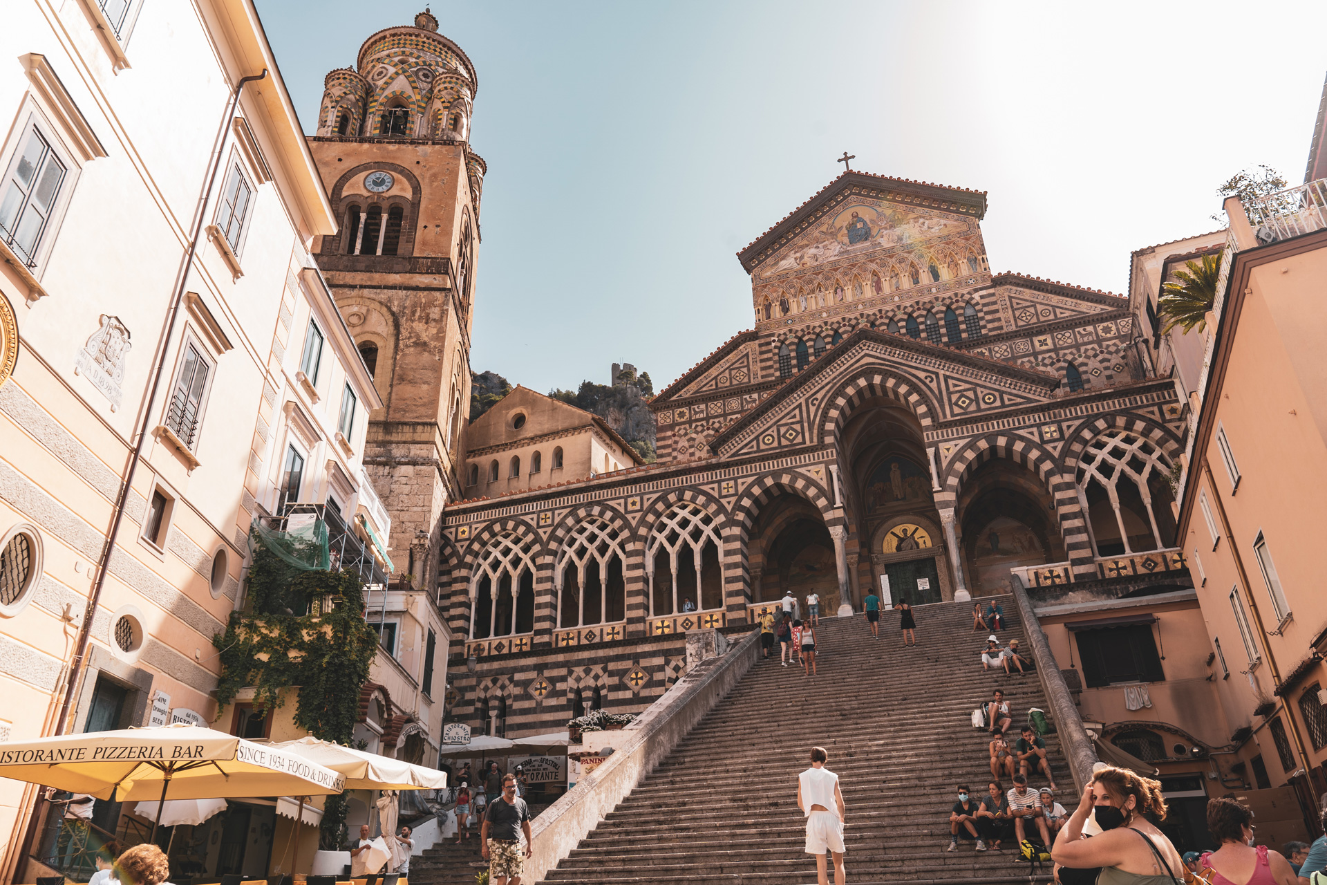 Amalfi kathedraal en centrum