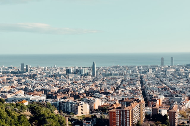 Skyline van Barcelona