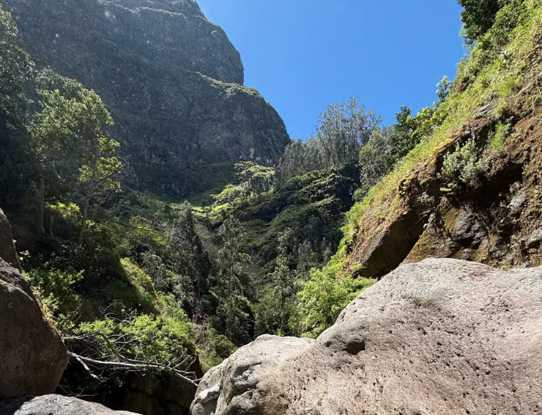 Canyoning op Madeira – afdalen langs rotsen