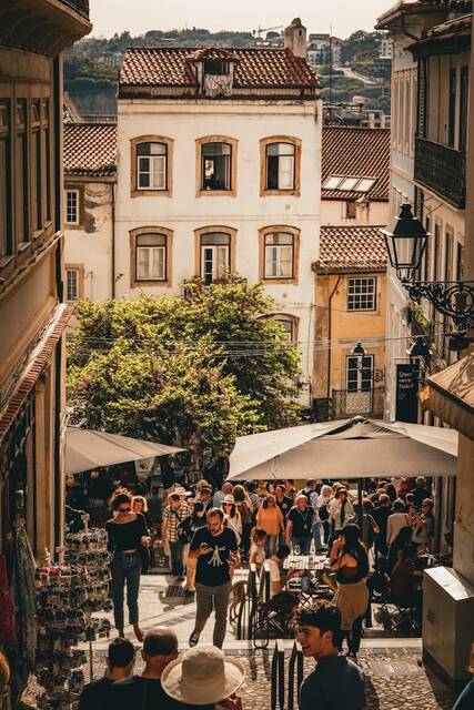 Coimbra – oude stad met smalle straatjes