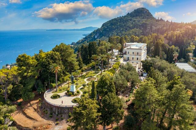 Achilleion-paleis op Corfu