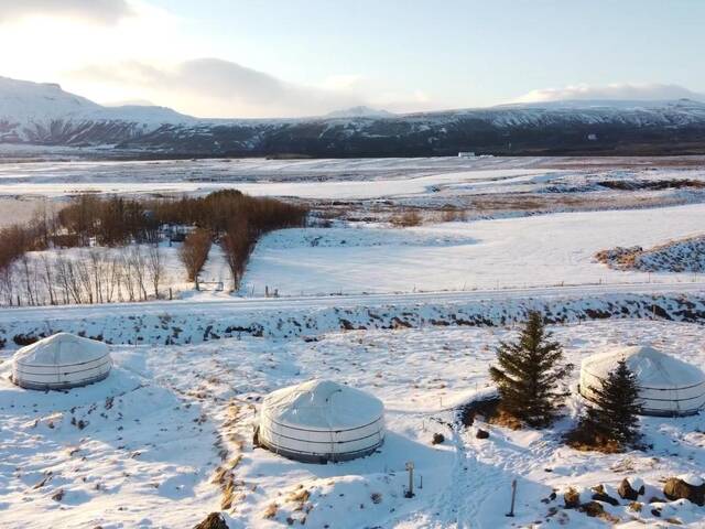 Knus yurt-interieur
