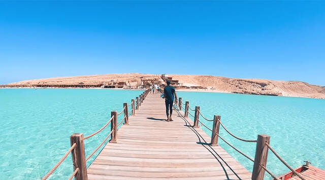 De Rode Zee bij Hurghada