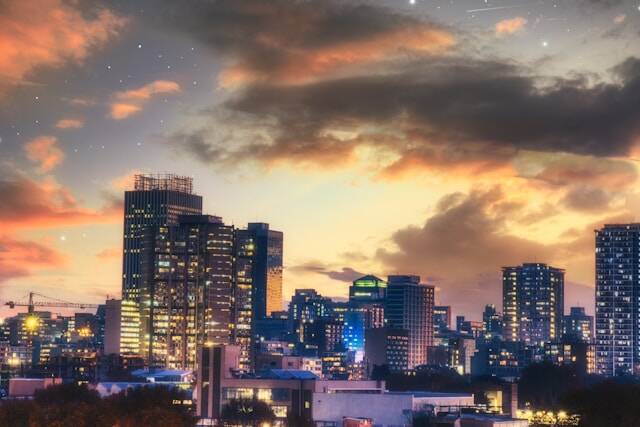 Rosebank en stedelijke sfeer