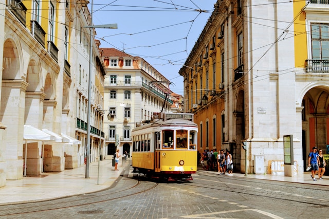 Sfeervolle tram in Lissabon