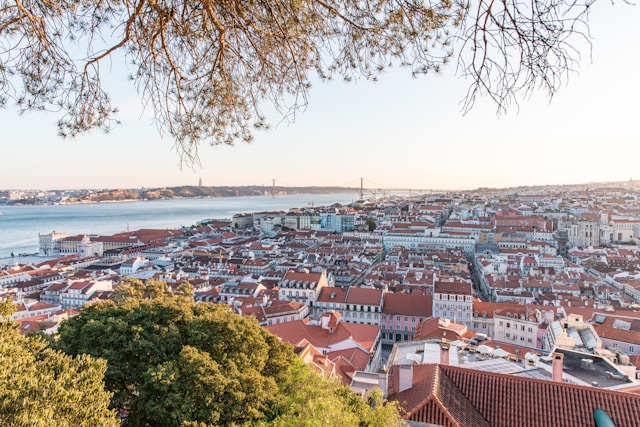 Panoramisch uitzicht over Lissabon