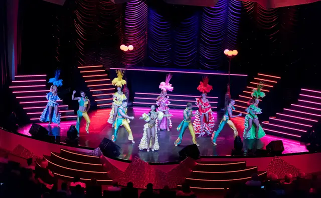 Show in het theater van de MSC World America