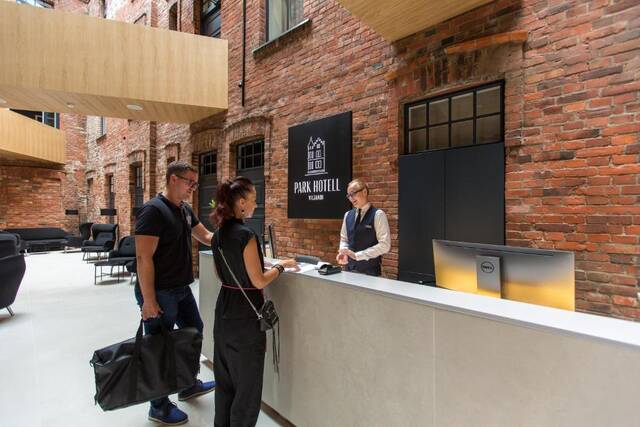 Receptie van Park Hotel Viljandi