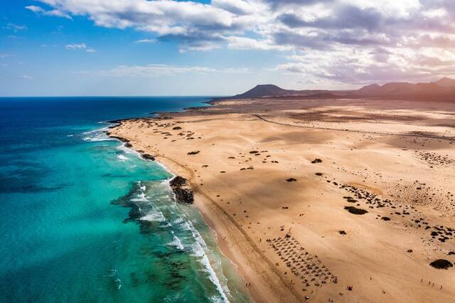Natuurpark met de duinen van Corralejo