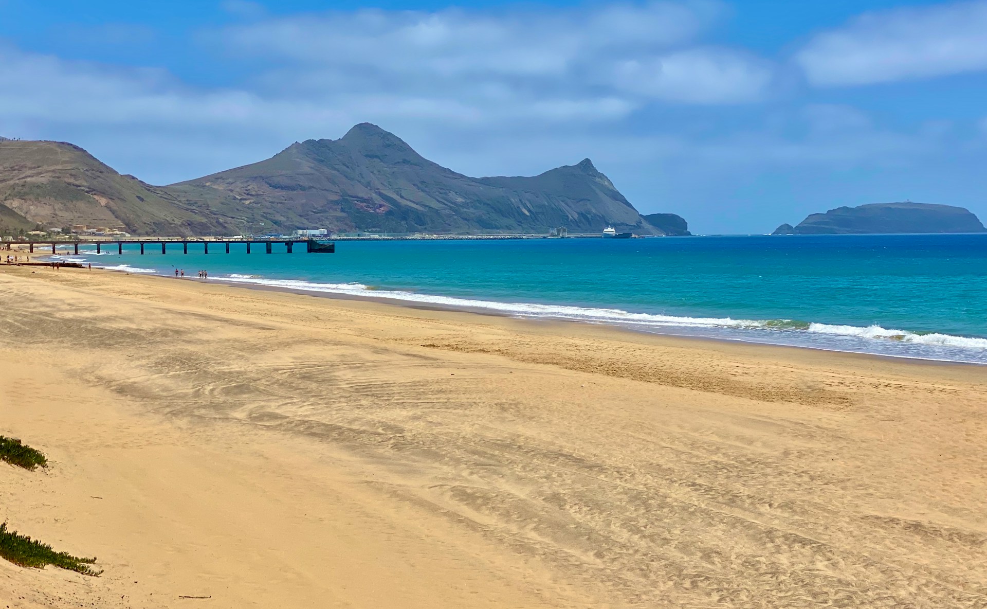Porto Santo zandstrand eiland Madeira