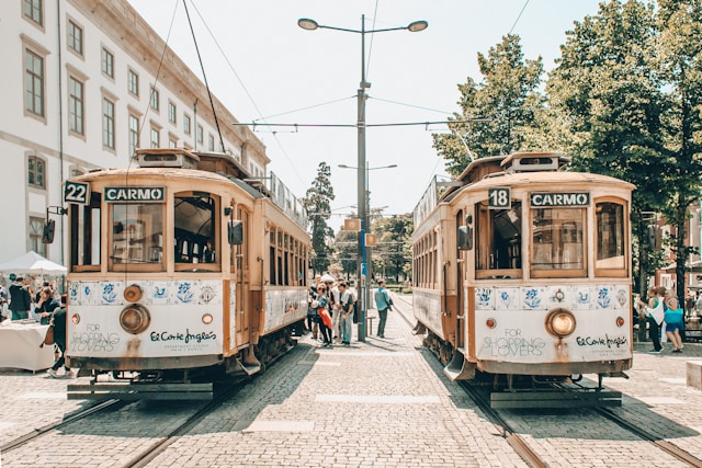 Trams in Porto
