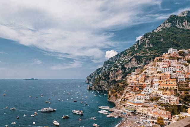 Positano aan de Amalfikust