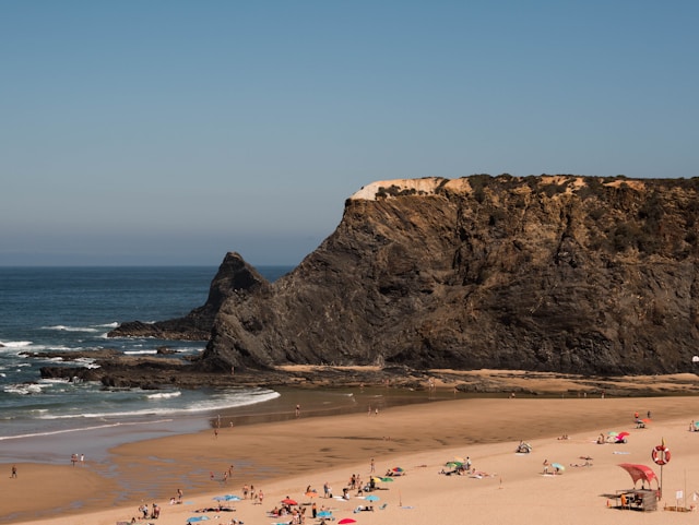 P&oacute;voa de Varzim - boulevard en kust