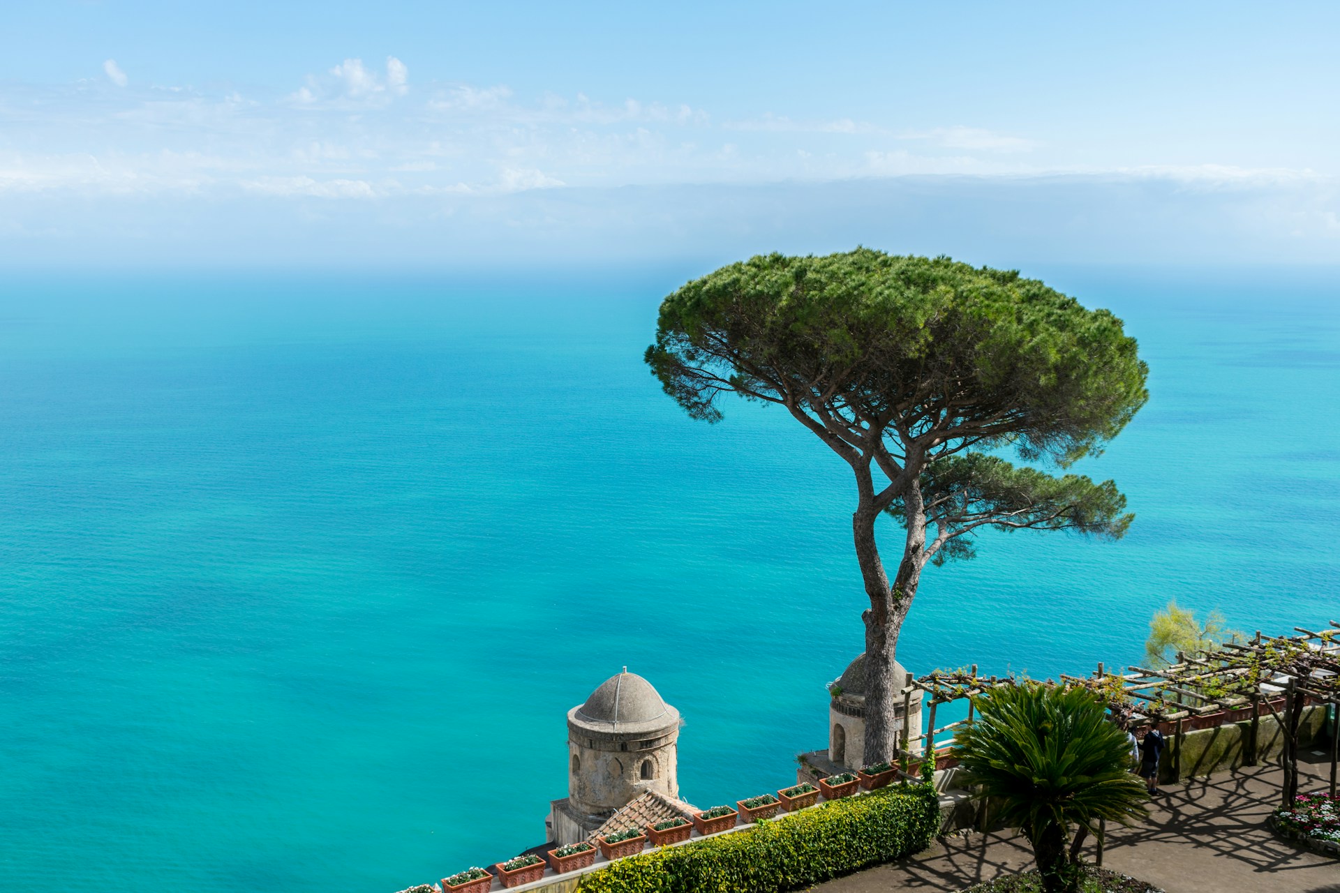Ravello uitzicht Amalfikust