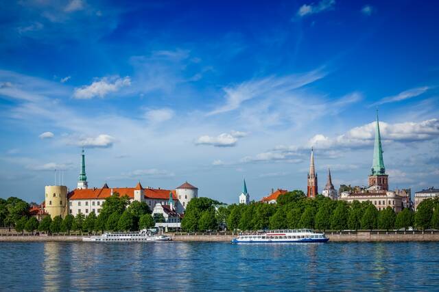 Riga vanaf de Daugava