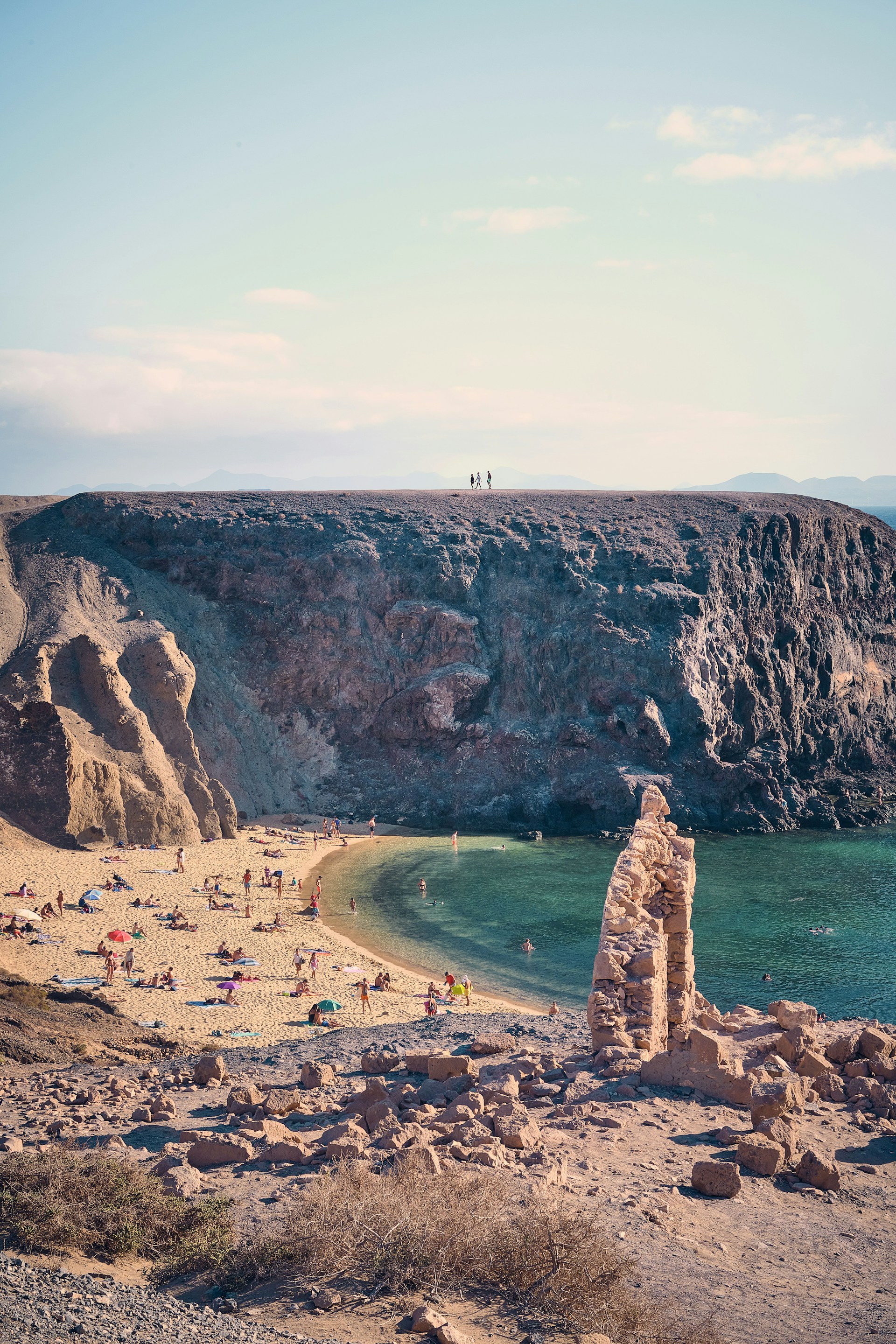 Strand op Lanzarote