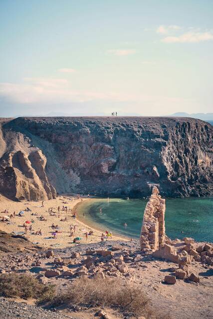 Strand op Lanzarote