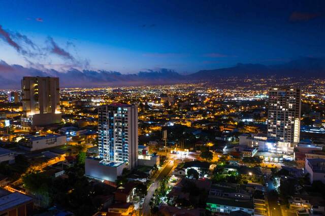San José in de avond