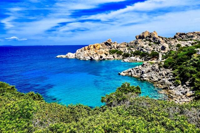 Kustlijn Sardinië