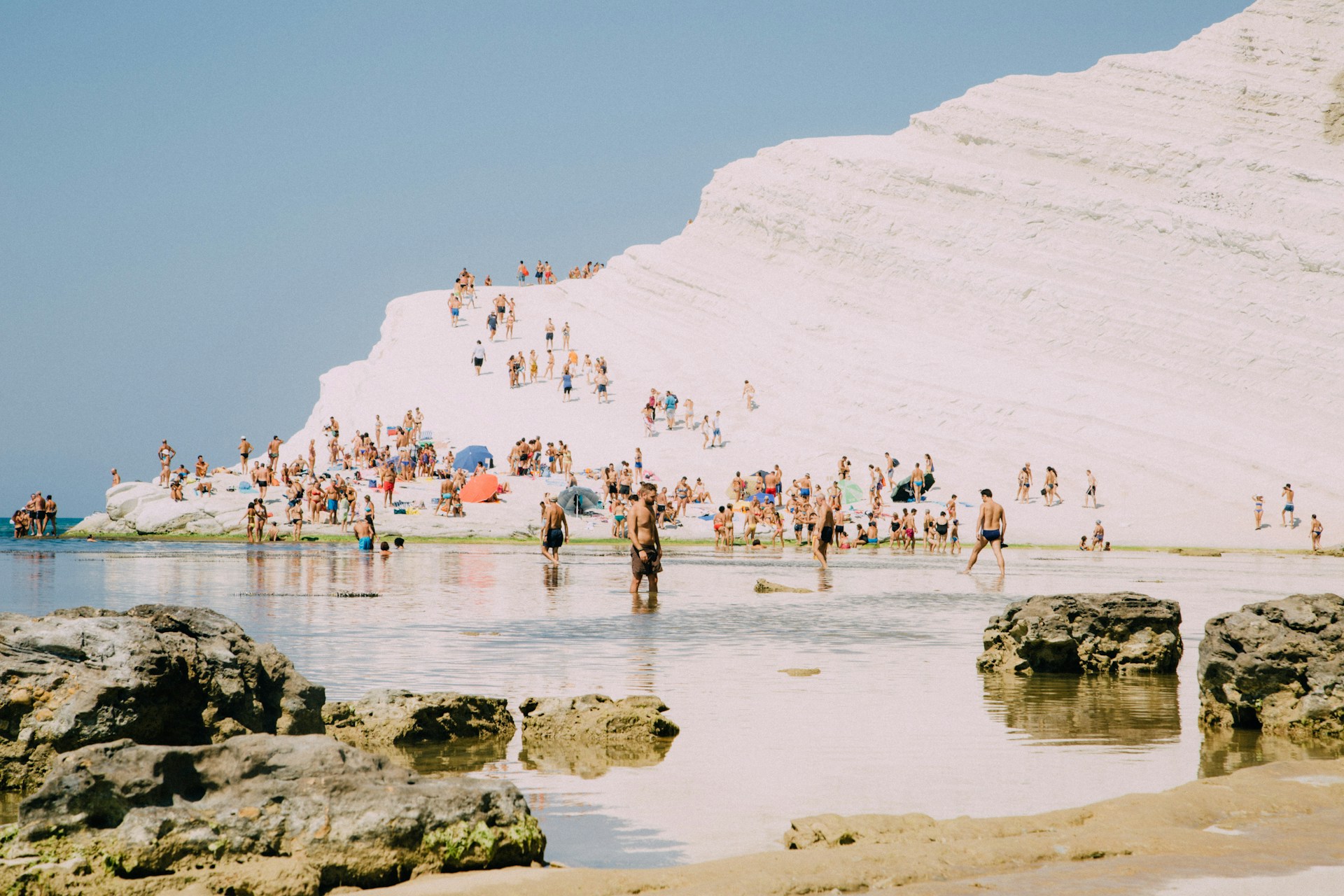 Scala dei Turchi witte kliffen Sicilië
