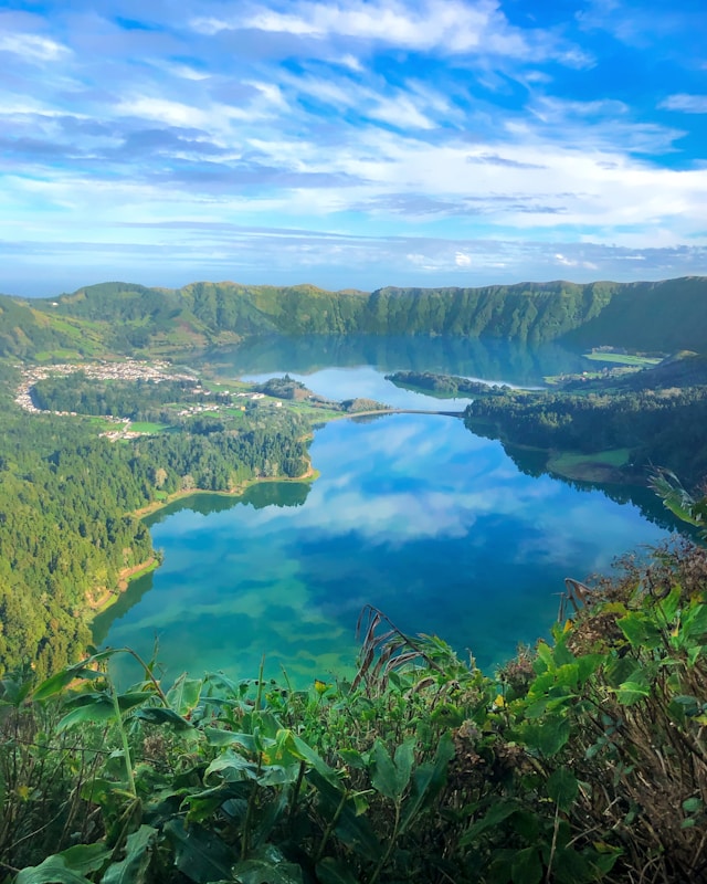 Sete Cidades tweekleurige meren