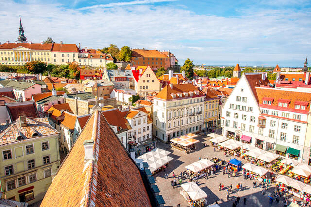 Raekoja plats in Tallinn