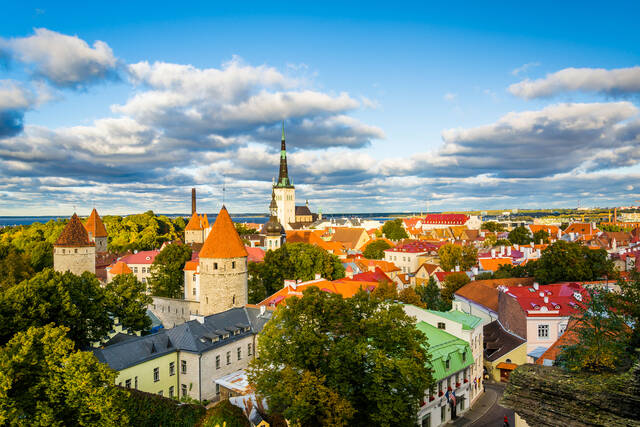 Uitzicht over Tallinn