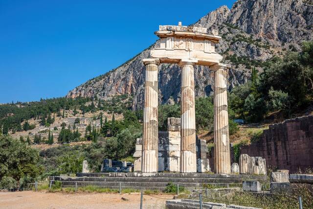 Tempel van Apollo in Delphi